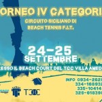 TC Caltanissetta, torneo di beach tennis: 24 e 25 settembre, sesta prova regionale del circuito di IV categoria