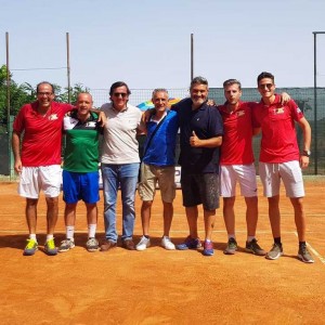 La squadra D1 tennis Club Villa Amedeo Caltanissetta