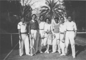 Anni 50 del Tennis Club Villa Amedeo di Caltanissetta
