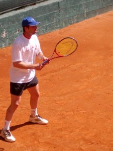 Uno dei giocatori del Torneo Internazionale di Tennis Future 2005