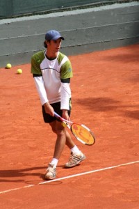 Uno dei giocatori del Torneo Internazionale di Tennis Future 2006