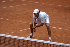 Uno dei giocatori del Torneo Internazionale di Tennis Future 2007