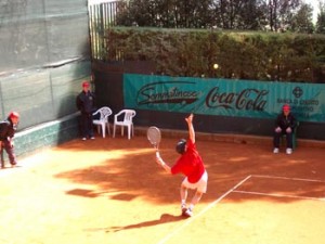 Uno dei giocatori che ha partecipato al Torneo Internazionale di Tennis Italy 1 2004