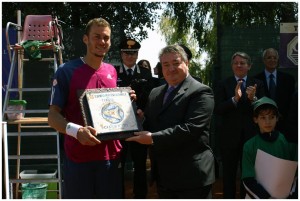 Premiazione del vincitore del Torneo Internazionale Challenger 2011